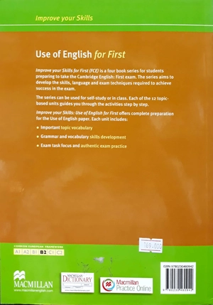 improve your skills: use of english for first student's book with key & mpo pack - Ảnh 11
