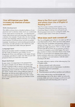 improve your skills: use of english for first student's book with key & mpo pack - Ảnh 5