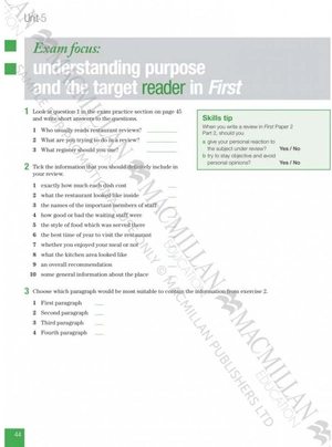 improve your skills - writing for first with answer key - Ảnh 6