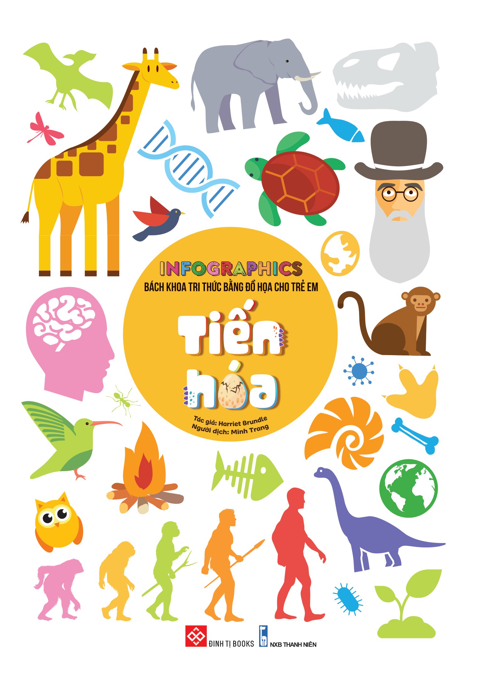 infographics - bách khoa tri thức bằng đồ họa cho trẻ em - tiến hóa - Ảnh 2