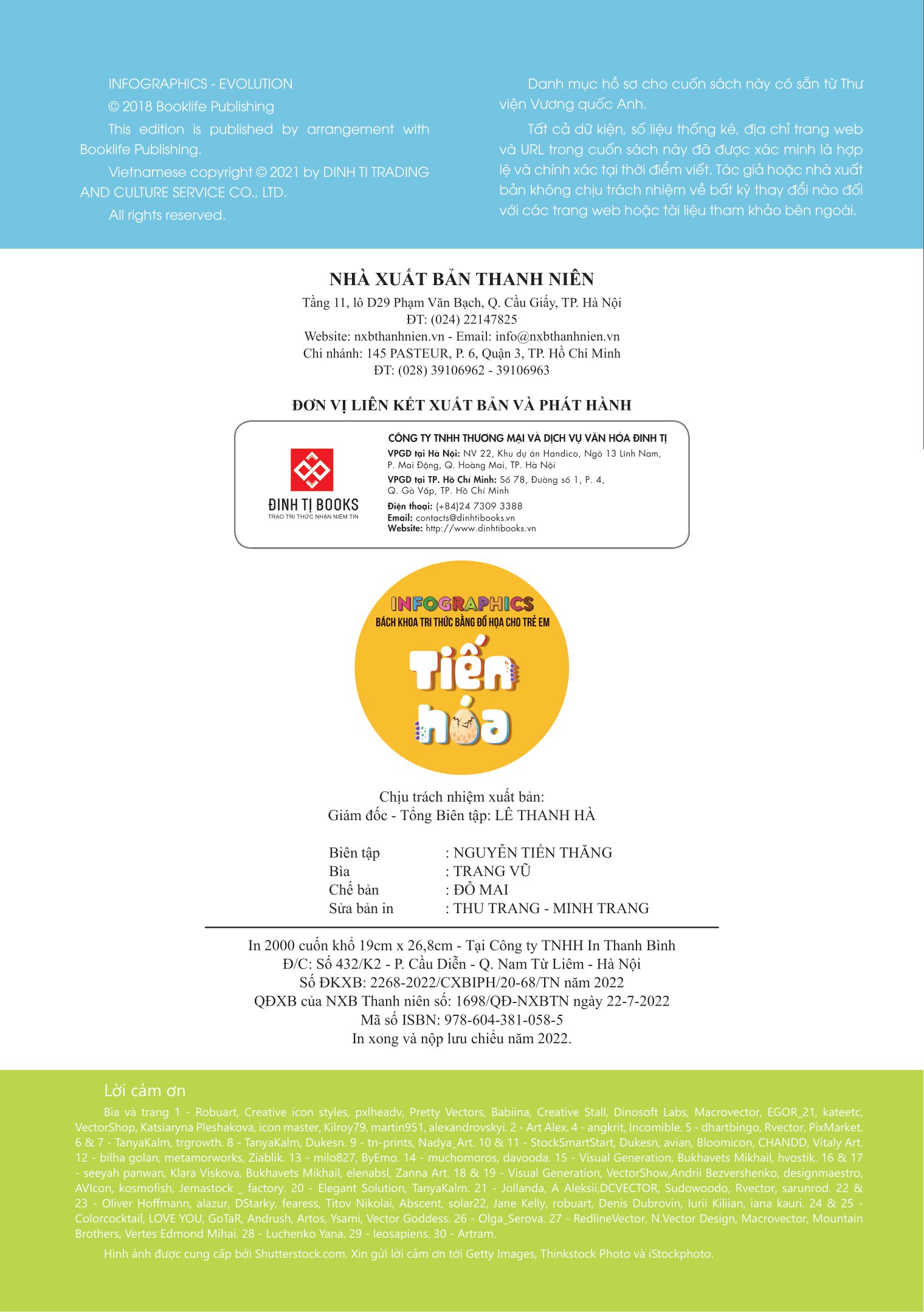 infographics - bách khoa tri thức bằng đồ họa cho trẻ em - tiến hóa - Ảnh 3