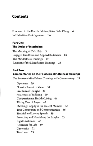 interbeing, 4th edition: the 14 mindfulness trainings of engaged buddhism - Ảnh 3