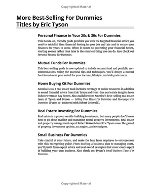 investing in your 20s & 30s for dummies - 3rd edition - Ảnh 6