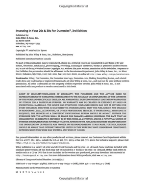 investing in your 20s & 30s for dummies - 3rd edition - Ảnh 9