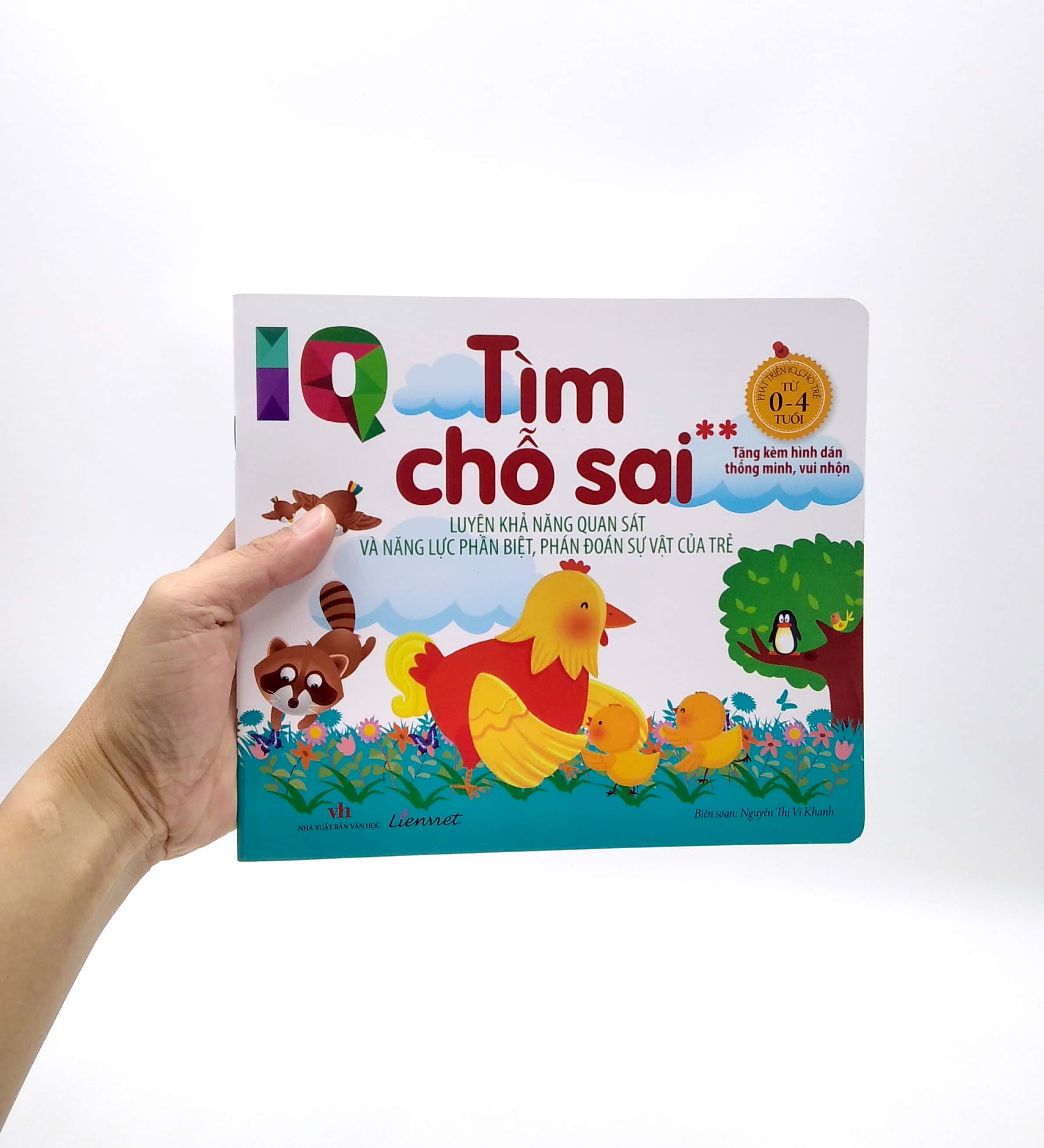 iq - tìm chỗ sai - luyện khả năng quan sát và năng lực phân biệt, phán đoán sự vật của trẻ - tặng kèm hình dán thông minh, vui nhộn - Ảnh 4