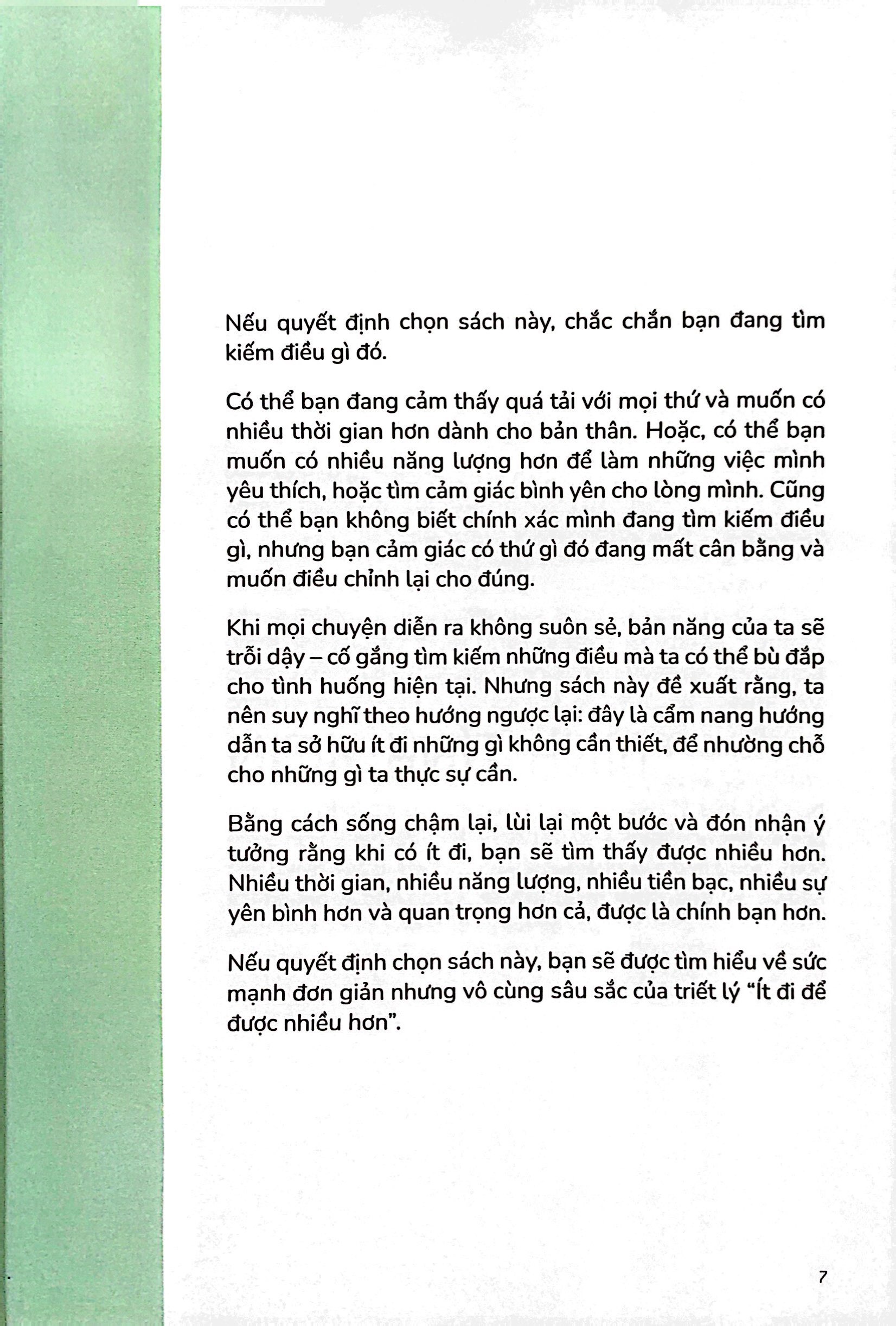 ít đi để được nhiều hơn - less is more - Ảnh 4
