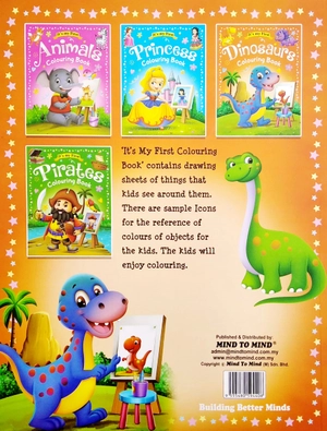 itℹs my first dinosaurs colouring book - Ảnh 11