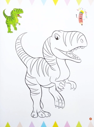 itℹs my first dinosaurs colouring book - Ảnh 5