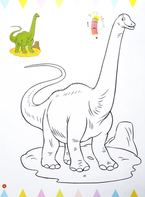itℹs my first dinosaurs colouring book - Ảnh 7