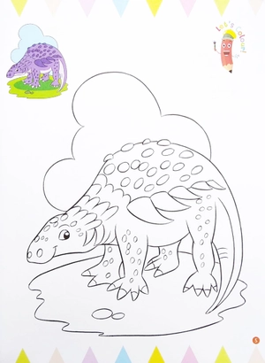 itℹs my first dinosaurs colouring book - Ảnh 9