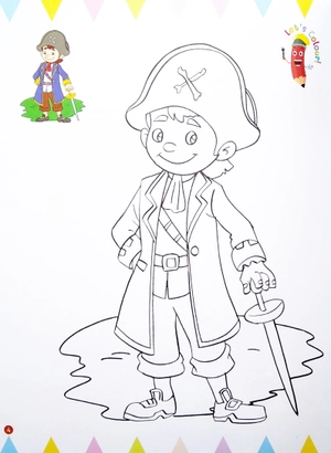 itℹs my first pirates colouring book - Ảnh 7