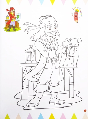 itℹs my first pirates colouring book - Ảnh 9