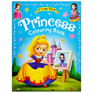 itℹs my first princess colouring book