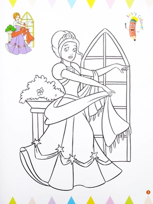 itℹs my first princess colouring book - Ảnh 5