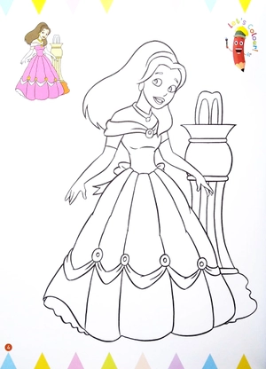 itℹs my first princess colouring book - Ảnh 6