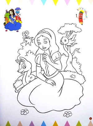 itℹs my first princess colouring book - Ảnh 9