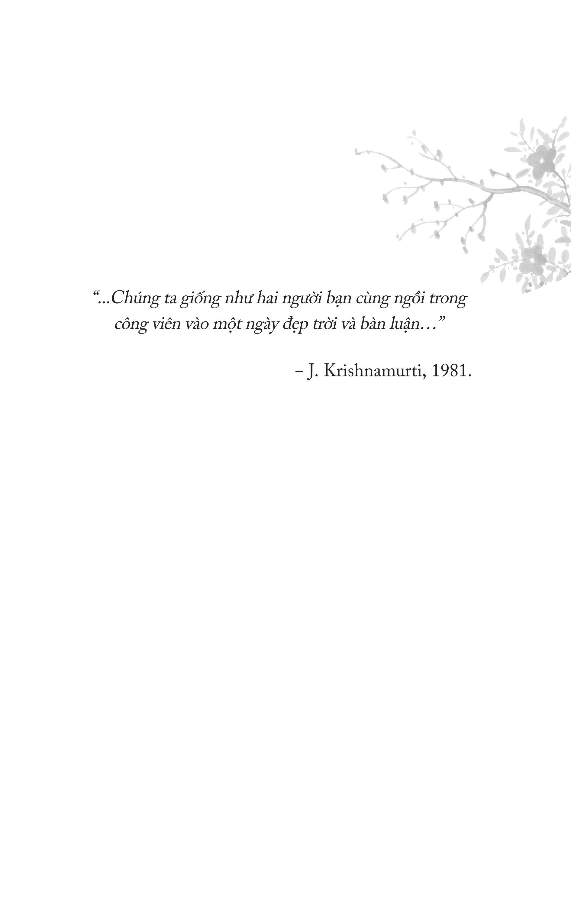 j. krishnamurti nói về tình yêu - Ảnh 7