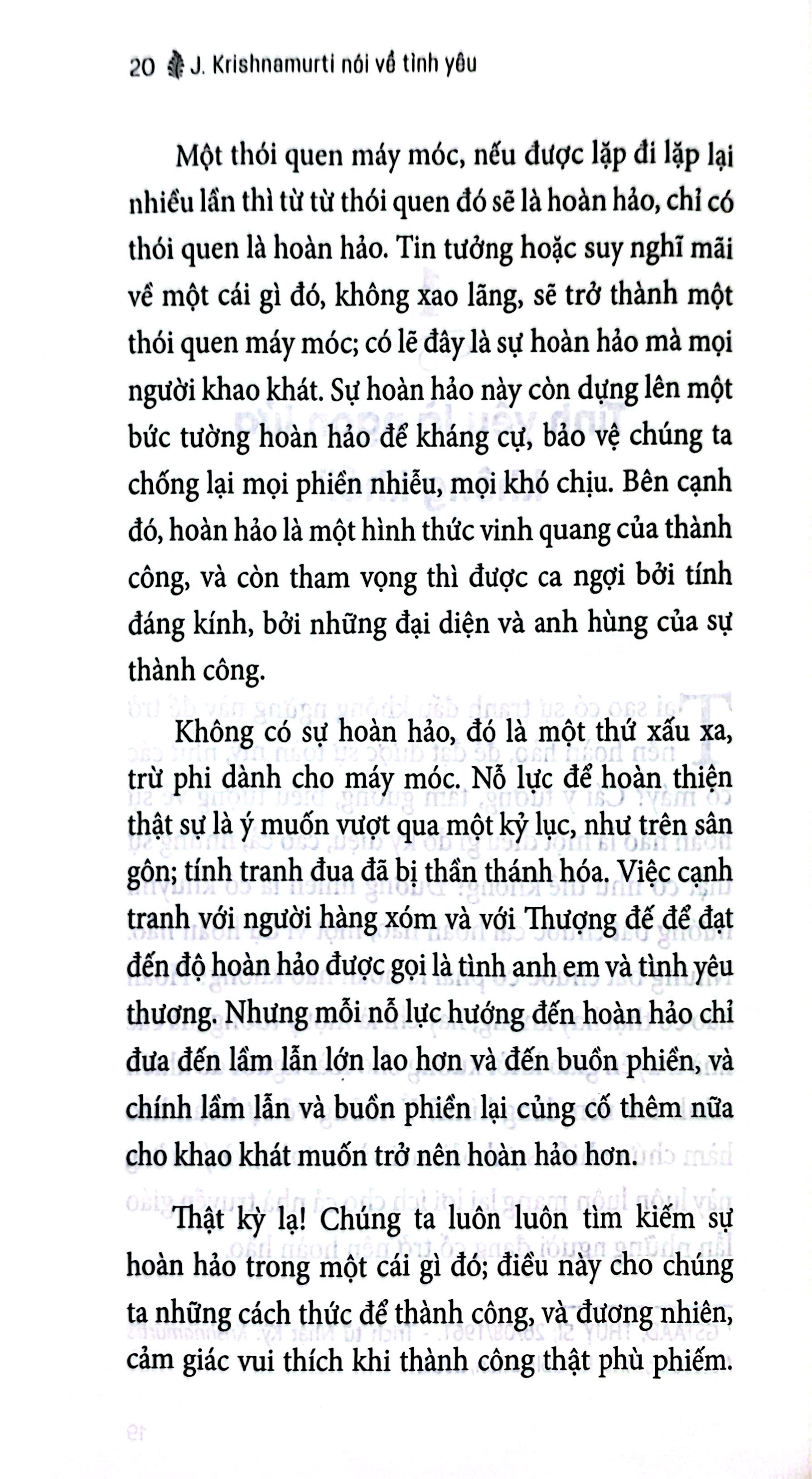 J. Krishnamurti Nói Về Tình Yêu (Tái Bản 2025) - Ảnh 6