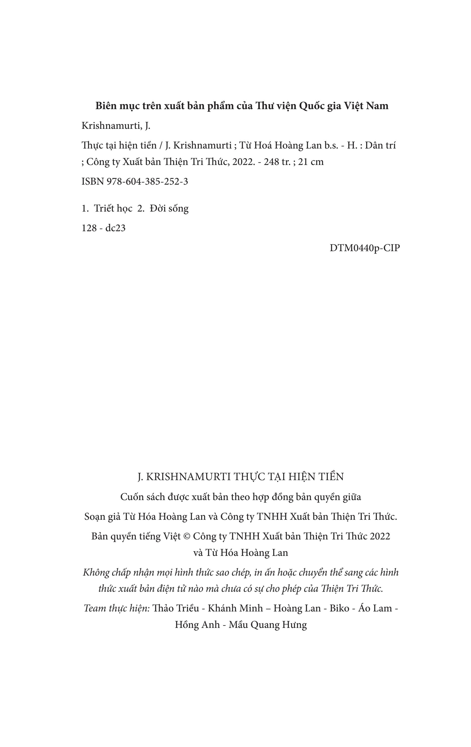 j. krishnamurti thực tại hiện tiền - Ảnh 12