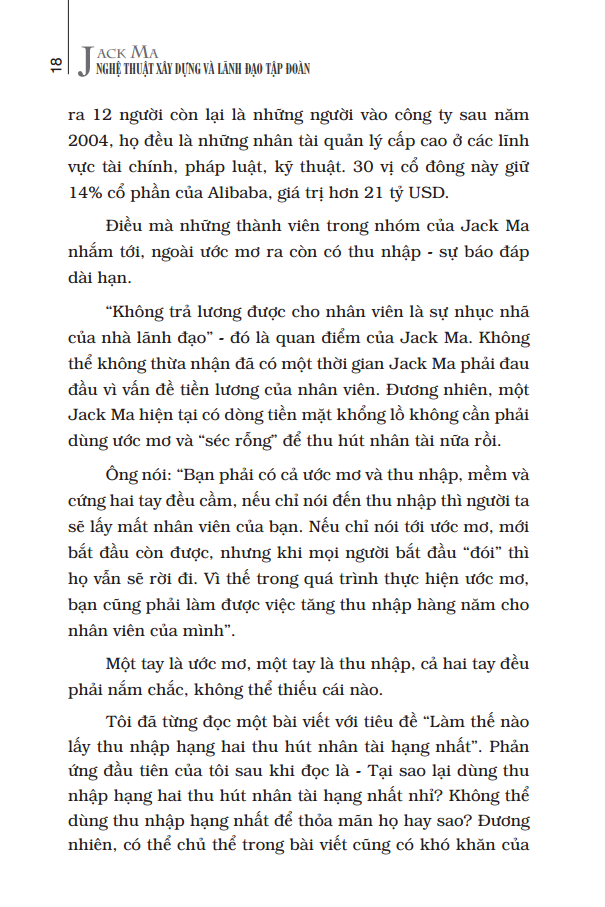 jack ma nghệ thuật xây dựng và lãnh đạo tập đoàn (tái bản 2022) - Ảnh 12