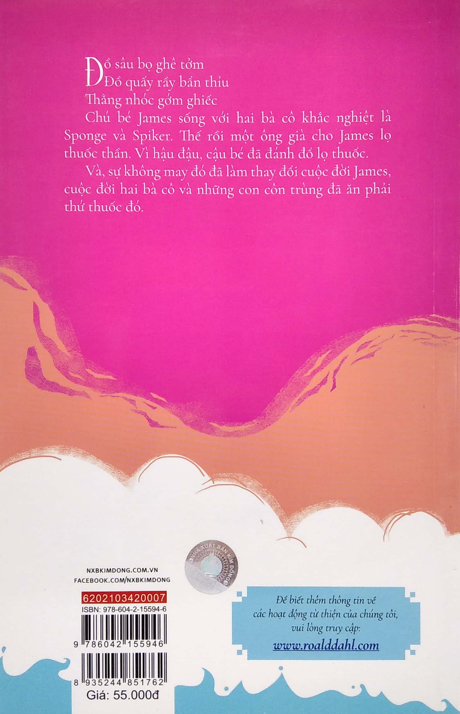 james và quả đào khổng lồ (tái bản 2021) - Ảnh 6