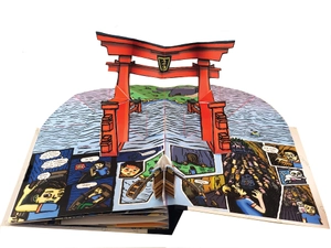 japan pop-up book: the comic adventures of neko the cat (visit japan's most famous sights from kyoto to kamakura) - Ảnh 4