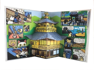 japan pop-up book: the comic adventures of neko the cat (visit japan's most famous sights from kyoto to kamakura) - Ảnh 5