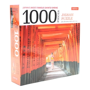 japan's most famous shinto shrine - 1000 piece jigsaw puzzle: fushimi inari shrine in kyoto: finished size 24 x 18 inches (61 x 46 cm) - Ảnh 5