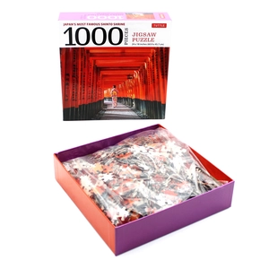 japan's most famous shinto shrine - 1000 piece jigsaw puzzle: fushimi inari shrine in kyoto: finished size 24 x 18 inches (61 x 46 cm) - Ảnh 7