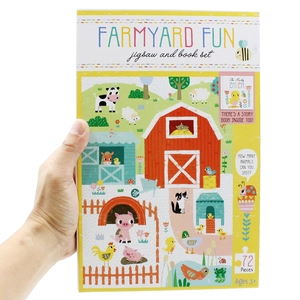 jigsaw & book set - farmyard fun - Ảnh 7