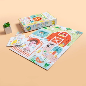 jigsaw & book set - farmyard fun - Ảnh 8