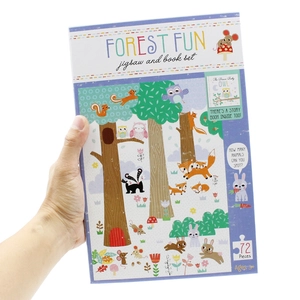 jigsaw & book set - forest fun - Ảnh 11