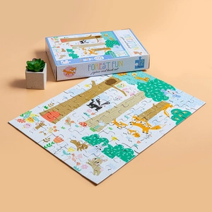jigsaw & book set - forest fun - Ảnh 14