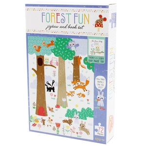 jigsaw & book set - forest fun - Ảnh 4