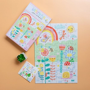 jigsaw & book set - garden fun - Ảnh 12