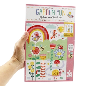 jigsaw & book set - garden fun - Ảnh 9