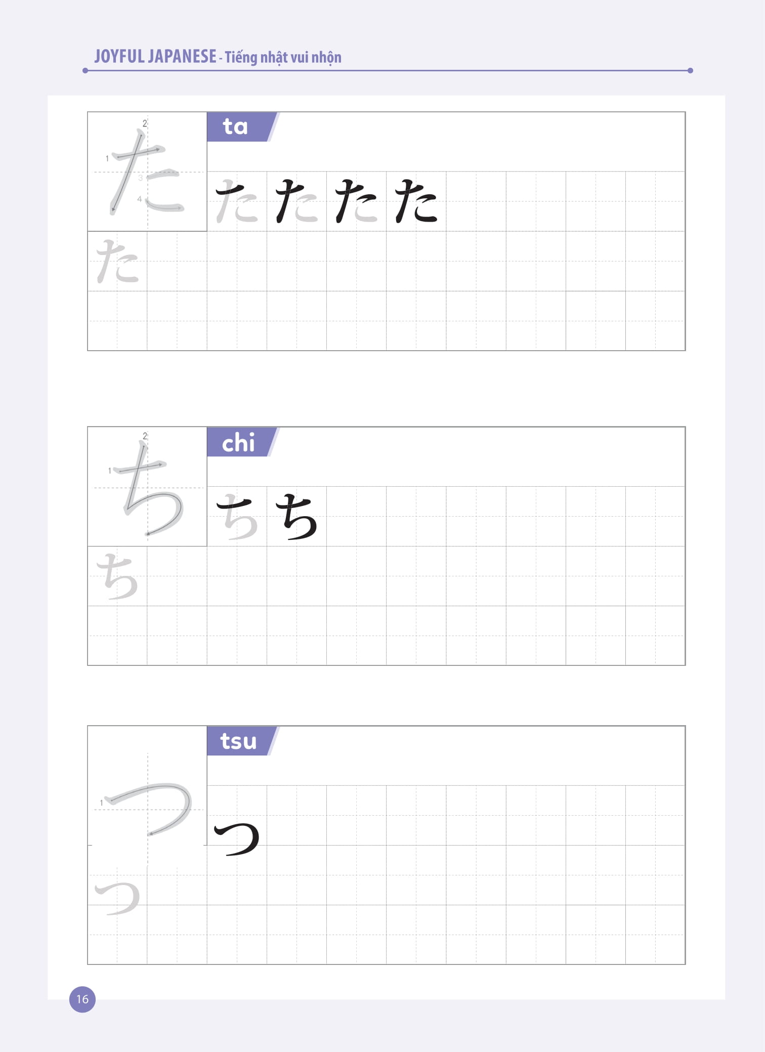 joyful japanese - tiếng nhật vui nhộn - tập viết - Ảnh 8
