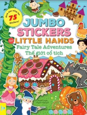 jumbo stickers for little hands - fairy tale adventures - thế giới cổ tích - Ảnh 2