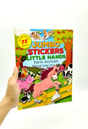 jumbo stickers for little hands - farm animals - nông trại vui vẻ - Ảnh 7