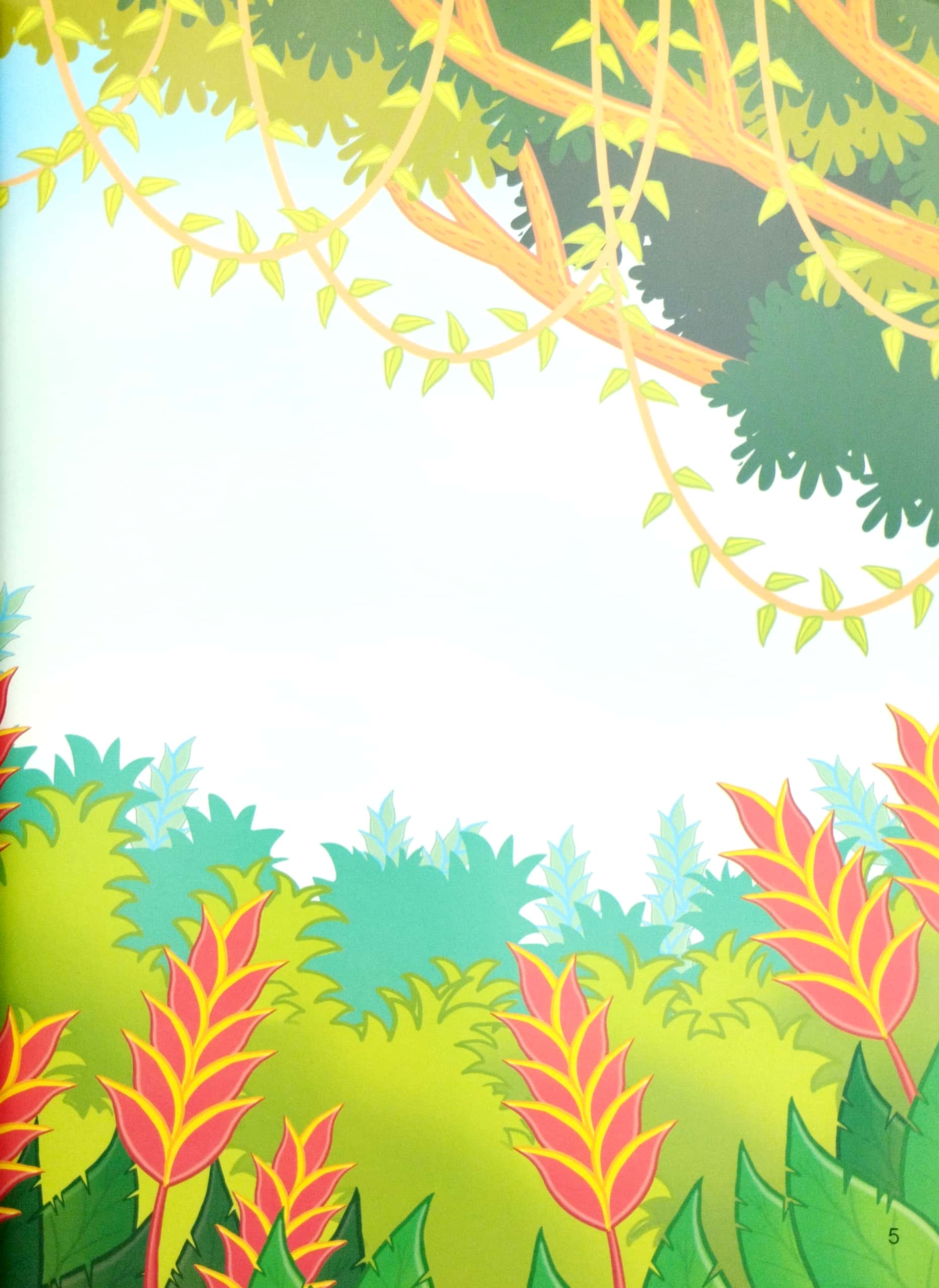 jumbo stickers for little hands - jungle animals - rừng xanh kì thú - Ảnh 5