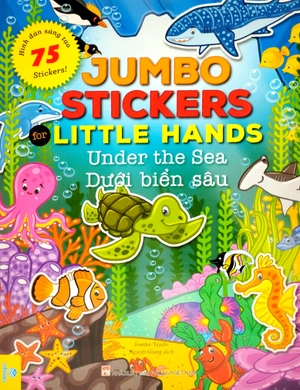jumbo stickers for little hands - under the sea - dưới biển sâu - Ảnh 2
