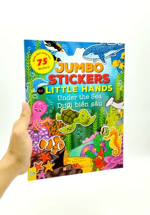 jumbo stickers for little hands - under the sea - dưới biển sâu - Ảnh 7