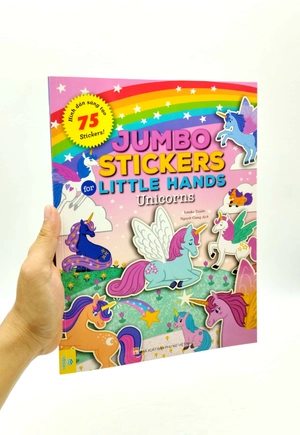 jumbo stickers for little hands - unicorns - Ảnh 7