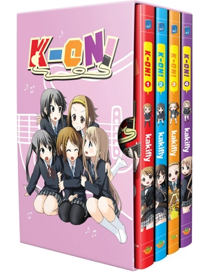 k-on boxset (bộ 4 tập) - tặng kèm 7 card pvc nhân vật - Ảnh 2