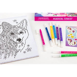 kaleidoscope colouring kit unicorn forest - Ảnh 4