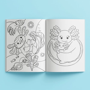 kaleidoscope sticker colouring awesome axolotls - Ảnh 4