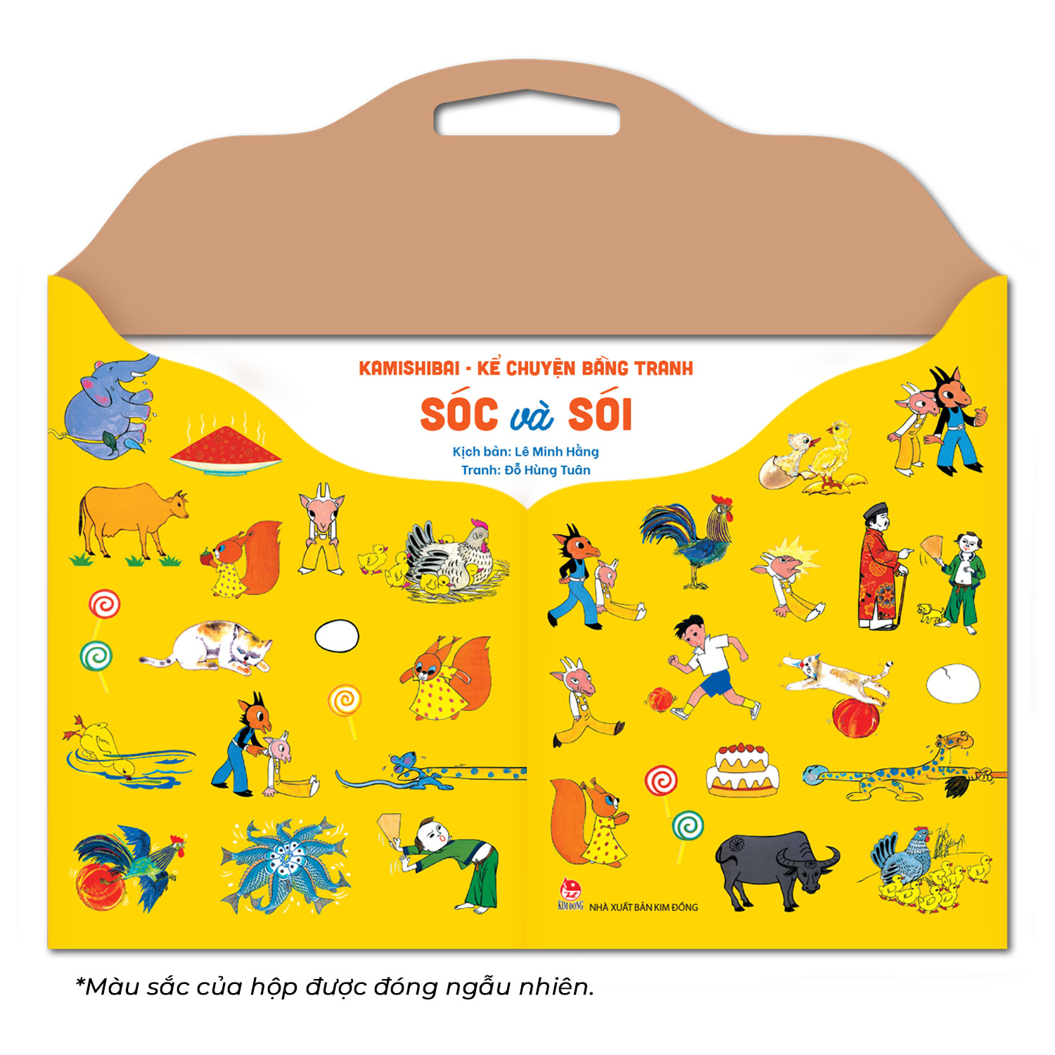 kamishibai - kể chuyện bằng tranh - sóc và sói - bản đặc biệt - Ảnh 3