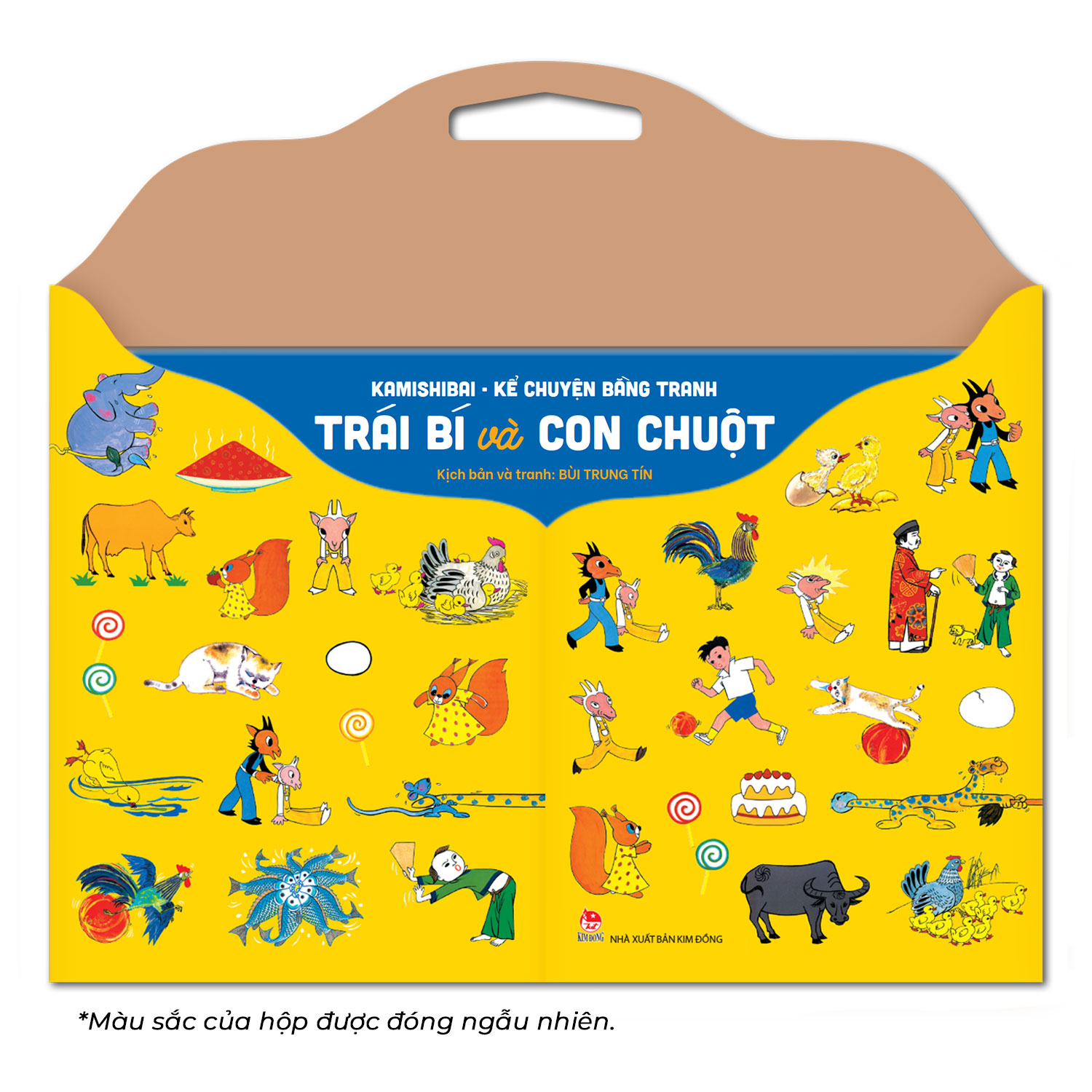 kamishibai - kể chuyện bằng tranh - trái bí và con chuột - bản đặc biệt - Ảnh 3