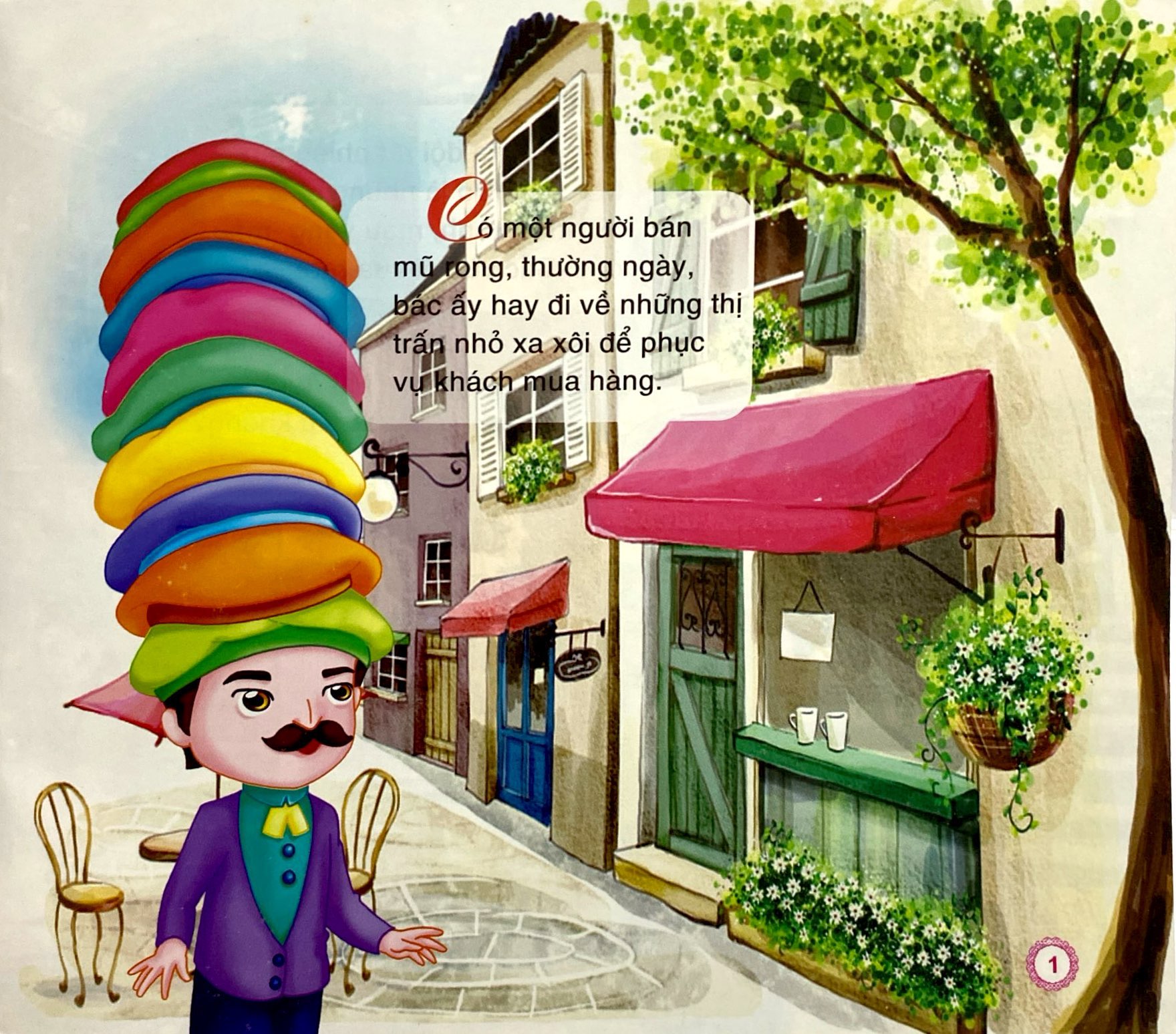 kể chuyện bé nghe - người bán mũ rong - Ảnh 3