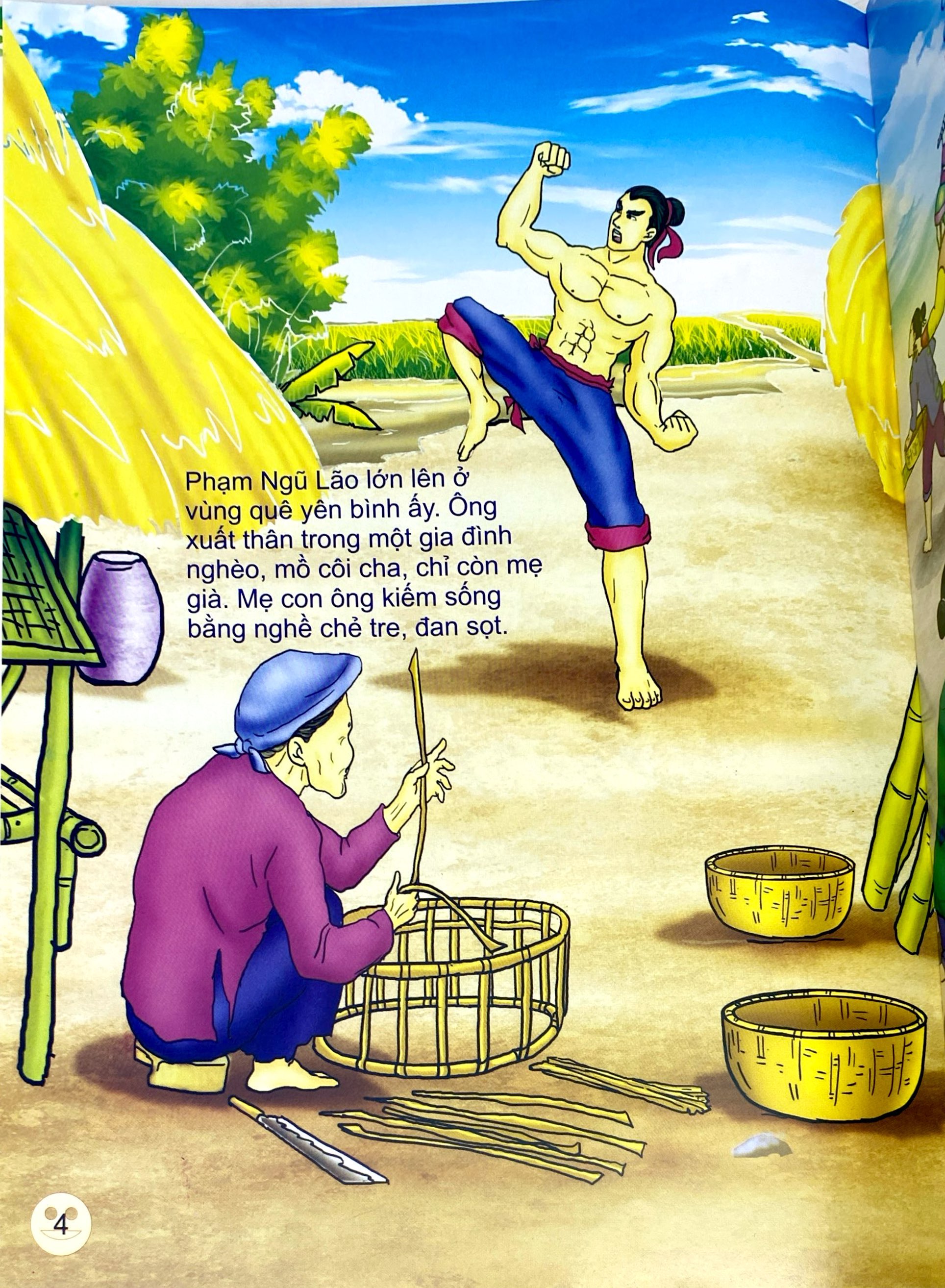 Kể Chuyện Danh Nhân Lịch Sử - Phạm Ngũ Lão - Ngồi Đan Sọt Lo Việc Nước - Ảnh 4